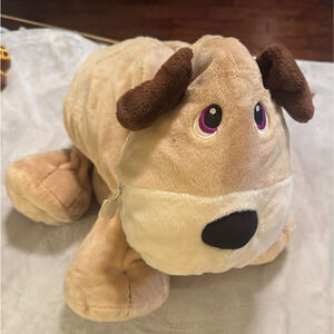 Stuffies Digger Puppy Dog Stuffed Animal Pillow Plush Soft Storage Toy Large ELI